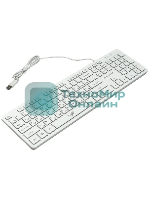 Клавиатура Dialog KGK-17U проводная, USB Type-A, белый
