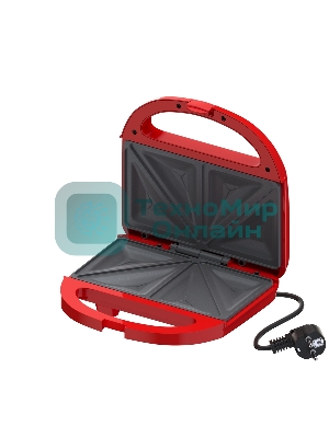 Вафельница Maxvi SM752P красный