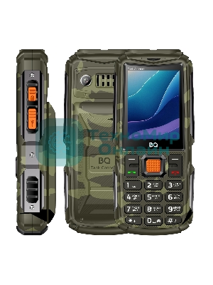 Мобильный телефон BQ 2430L Tank Connect камуфляж/серый
