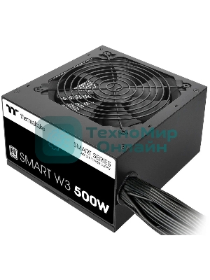 Блок питания Thermaltake Smart RGb 500W (PS-SPW-0500NNFAWE-1), 500Вт, 80 PLUS, 120мм, черный