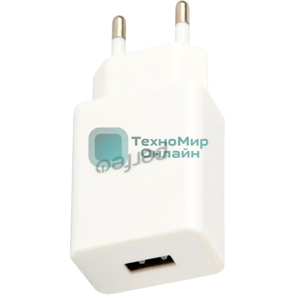 Сетевое зарядное устройство PERFEO с разъемом USB, 1А, белый (I4656)