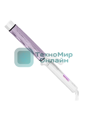 Щипцы для завивки волос Centek CT-2097 белый/сиреневый, 32 мм, 210 °C, 5 режимов