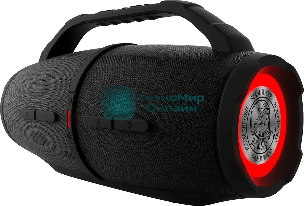 Колонка портативная Ural ГР-007 черный 60W 2.2 BT/3.5Jack/USB 10м 5000mAh (УРАЛ ГР-007 черный)