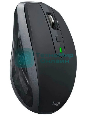Мышь беспроводная Logitech MX Anywhere 2S графитовый, 4000 dpi, радиоканал, Bluetooth, USB, кнопки - 7