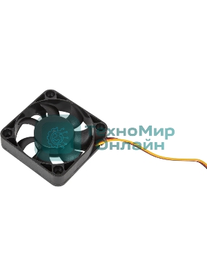 Вентилятор для корпуса 5bites FB5010S-12L3 черный, 50 x 50 мм, 4200 об/мин, 24 дБ, 3 pin