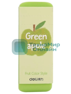 Ластик Deli 71050 108х40х12мм, ассорти, индивидуальная картонная упаковка