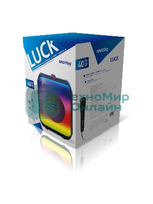 Портативная акустика Smartbuy LUCK черный