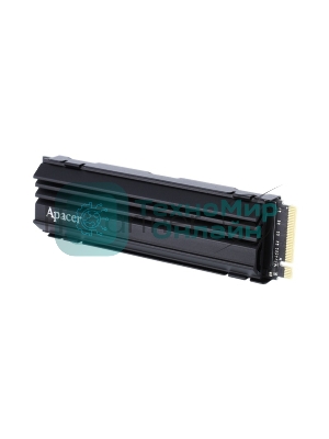 Накопитель SSD Apacer AS2280Q4U, 4TB, PCIe Gen4x4, M.2 2280, NVMe, R/W 7400/6800, с радиатором
