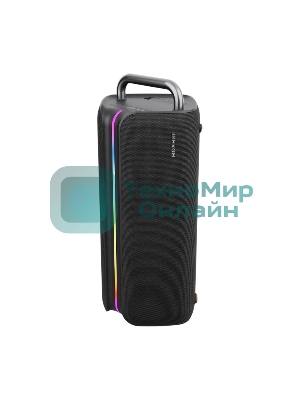 Колонка портативная Ural Молния Бит черный 420W 1.1 BT/3.5Jack/USB-C 10м 8000mAh (без.бат)