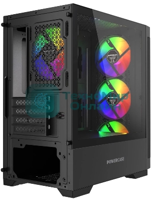 Корпус PowerCase Mistral Micro A13B, Micro-Tower, чёрный