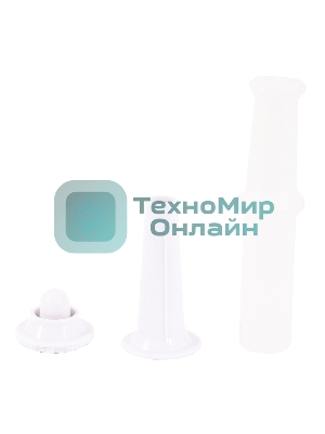 Мясорубка электрическая ECON ECO-1011MG белый, 1600 Вт, 1.8 кг/мин, реверс, защита от перегрузки, насадки - 3