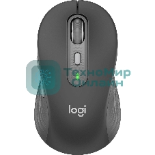 Мышь беспроводная Logitech M750 графитовый, 4000 dpi, радиоканал, Bluetooth, USB, кнопки - 5