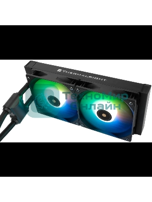 Водяное охлаждение для процессора Thermalright Frozen Notte 240 черный ARGB V2 (240мм, Black, ARGB/ Fans: 2x120мм, 72.37CFM, 27.7dBA, 2000RPM/ Pump height 54мм, 28dBA, 5300RPM, Rad thickness 27мм/ S: 1200, 1700, 1851, 2011, 2066, 115X, AM2, AM2+, AM3, AM3+, AM4, AM5, FM1, FM2, FM2+)