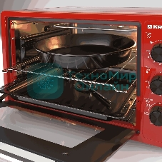Мини-печь KRAFT KN-MO 3904 FRKR красный