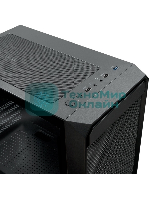 Компьютерный корпус XASTRA A303M 3ARGb Black mATX/Mesh/ tempered glass / 2x140мм + 1x120мм ARGb PWM fans/ Door/ A303M-2FC14A-1FC12A-D