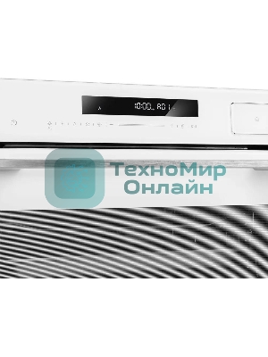 Духовой Шкаф электрический с паром Maunfeld MCMO5016STGW, 50л, дверца с 2 стеклами, белый