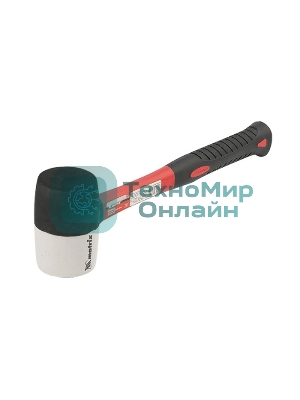 Киянка Matrix 11170 резиновая, 225 г, чернобелая резина, фибергласовая рукоятка