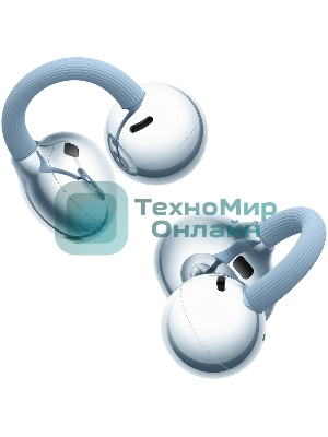 Наушники TWS Huawei FreeClip 2 синий, открытые (клипсы), Bluetooth, быстрая зарядка, до 8 ч