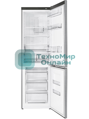 Холодильник Atlant ХМ-4624-149 NW нержавеющая сталь двухкамерный 235/94 л морозилка снизу, No Frost