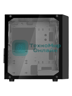 Компьютерный корпус Silverstone SST-PS15B-PRO Precision Mini Tower Micro ATX Computer Case, tempered glass, 2x 120мм ARGb, 1x ARGb Controller, black