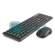 Комплект клавиатура+мышь Gembird KBS-9200 беспроводной, USB, 1000 DPI, чёрный
