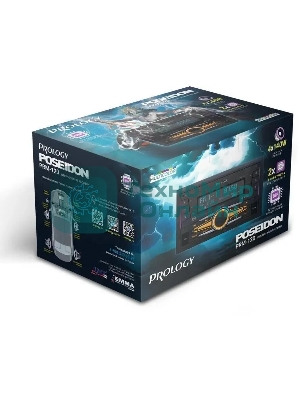 Автомагнитола Prology PRM-120, 2 DIN, Bluetooth, USB Type-A, AUX, пульт ДУ