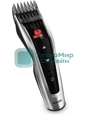 Машинка для стрижки Philips HC9420/15 серебристый/черный (насадок в компл:3шт)