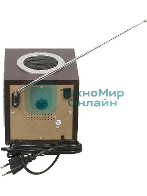 Радиоприемник настольный Hyundai H-SRS200 вишня USB SD/MMC