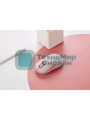 Мышь беспроводная Xiaomi BHR8911GL Wireless Mouse 3 розовый, 1200 dpi, USB/Bluetooth, кнопки - 4