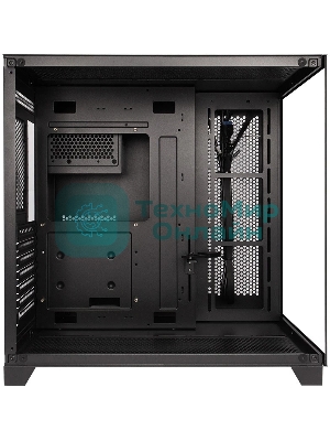 Компьютерный корпус 1STPLAYER MEGAVIEW MV8-TP черный ATX MV8-TP-BK