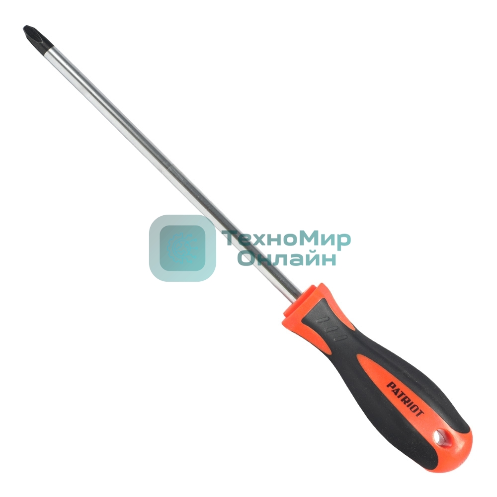Отвертка Patriot PH3x200, CR-V, магнитная, двухкомпонентная рукоятка