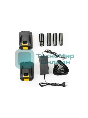 Гайковерт EDON AAW-21/300BL черный/желтый 25088