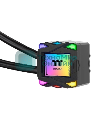Система жидкостного охлаждения Thermaltake LA360 ARGB Soc-AM5/AM4/1200/1700/1851 черный 4-pin 38.35dB Al+Cu Ret (CL-W459-PL12SW-A)