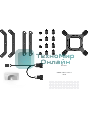 Кулер для процессора Ocypus Delta A40 Elite BK Dual Fan (Delta-A40-BK2NNWN00X-GL)