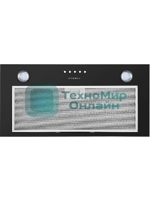 Вытяжка встраиваемая Maunfeld Crosby Singl 60 черный, 60 см, 850 куб. м/ч, 48 дБ