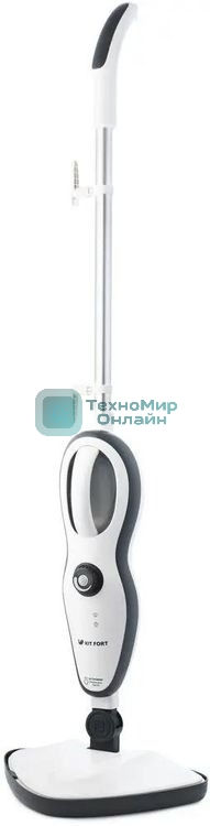 Швабра паровая Kitfort КТ-1008 1500Вт белый/черный