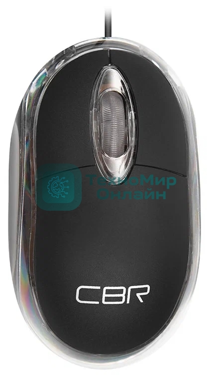 Мышь проводная CBR CM 122 черный, 1000 dpi, USB, кнопки - 3