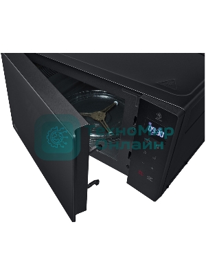 Микроволновая печь LG MH6032GAS черный, 20 л, 700 Вт, переключатели - сенсор