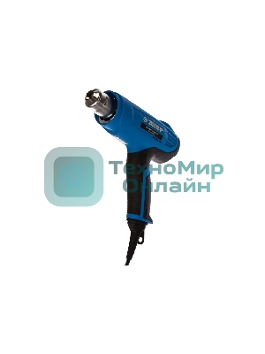 Фен технический (строительный), Зубр Профессионал ФТ-П1800, керам. изолятор, электр. регул. темп-ры, 2 режима: 80-550град, 350/550 л/мин, 1800Вт