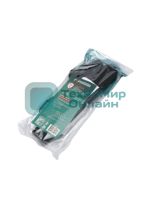 Сетевой фильтр Гарнизон 6 р, 10А, 5 м, ур.защиты 4, черный, пакет