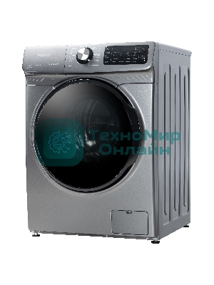 Стиральная машина Бирюса WM-SBM1014/15 M Металлик, загрузка фронтальная 10 кг, 1400 об/мин, класс А+++