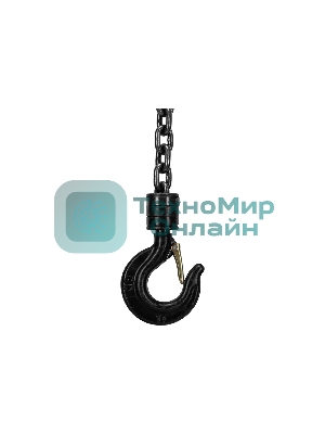 Таль цепная Sparta 1 т, h подъема 2,5 м, расстояние между крюками 300 мм