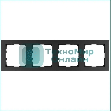 Рамка Jasmart 4-м G-Classic антрацит