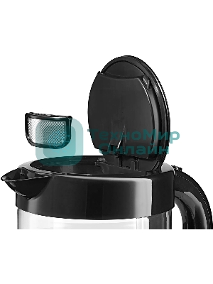 Чайник электрический Bosch TWK70B03 1.7 л, 2400 Вт, черный (корпус: стекло)