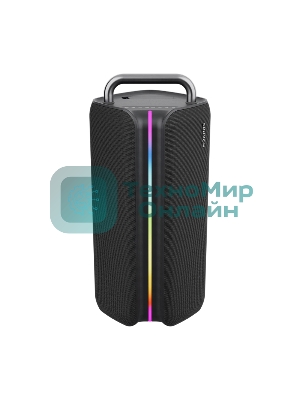 Колонка портативная Ural Молния Бит черный 420W 1.1 BT/3.5Jack/USB-C 10м 8000mAh (без.бат)