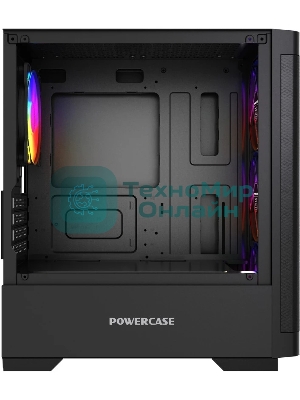 Корпус PowerCase Mistral Micro A13B, Micro-Tower, чёрный