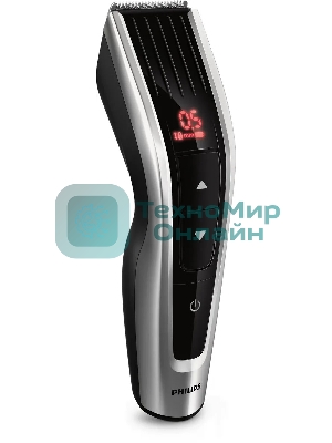 Машинка для стрижки Philips HC9420/15 серебристый/черный (насадок в компл:3шт)