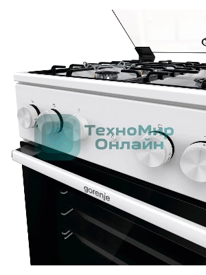 Плита газовая Gorenje GGI5A21WH белый, конфорок 4 газовых, духовка 67 л, 50 см x 85 см x 59.4 см