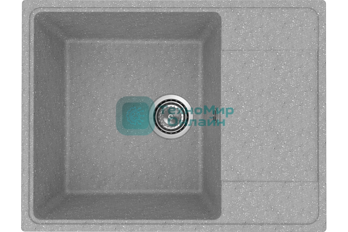 Кухонная мойка Practik PR-M 650-003 светло-серый