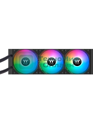 Система жидкостного охлаждения Thermaltake LA360 ARGB Soc-AM5/AM4/1200/1700/1851 черный 4-pin 38.35dB Al+Cu Ret (CL-W459-PL12SW-A)